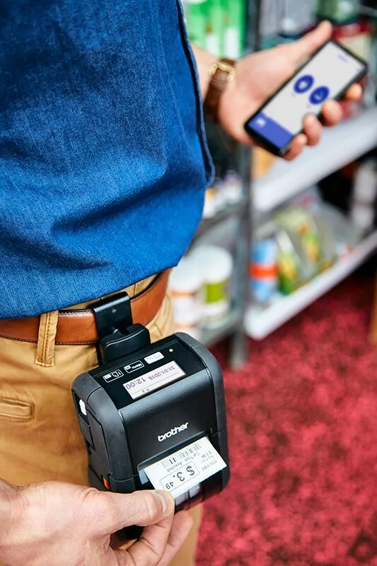 RUGGEDJET 2140 - Impresora móvil robusta de recibos y etiquetas de 2 pulgadas con Wi-Fi - Image 4